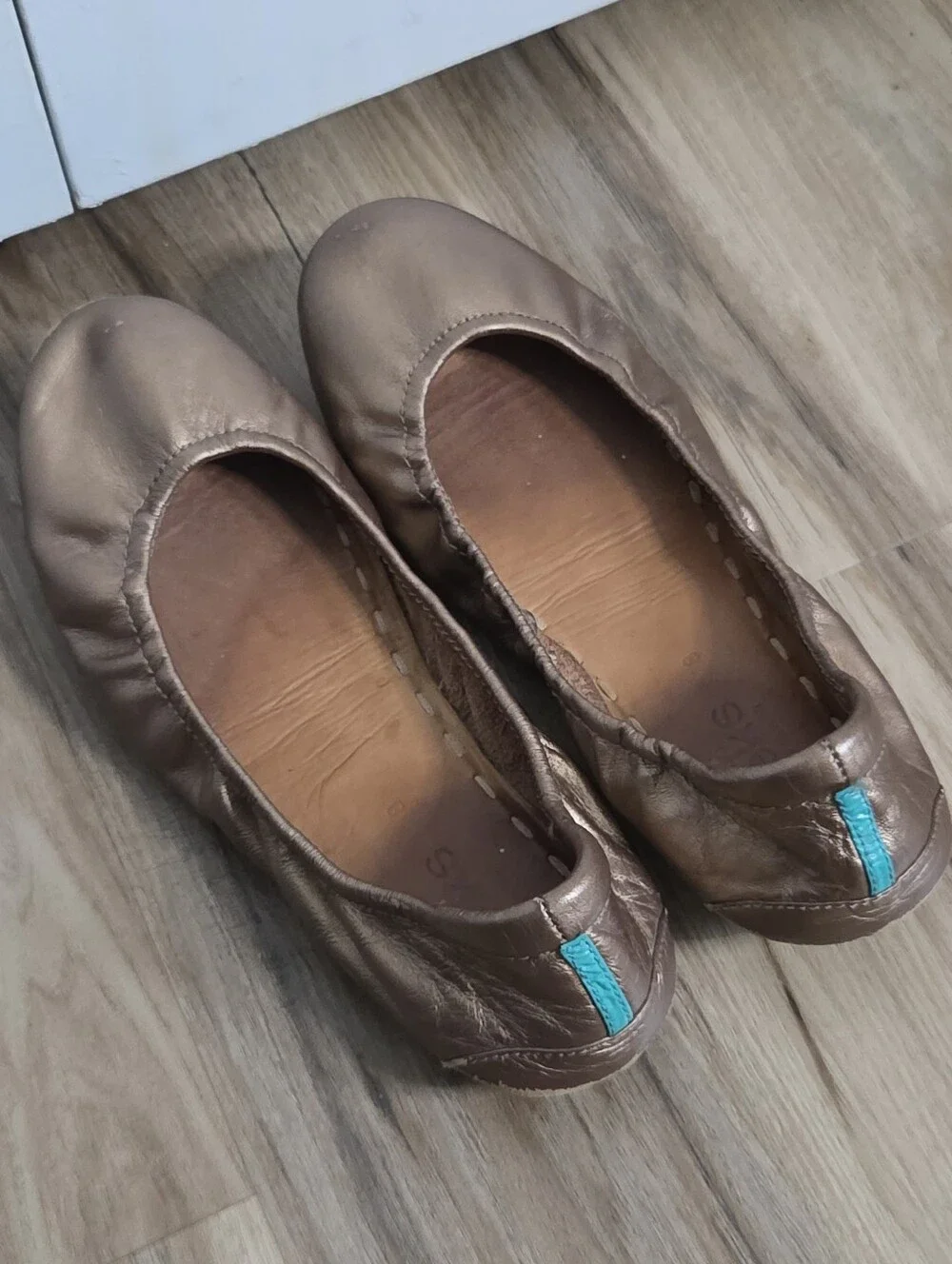 Tieks Metallic Bronze Ballet Flats